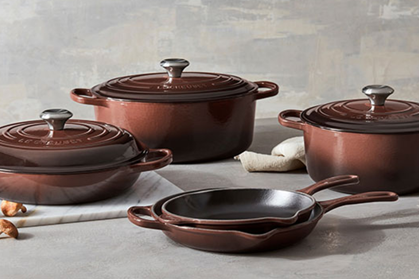 New Le Creuset color Where to buy Ganache cookware