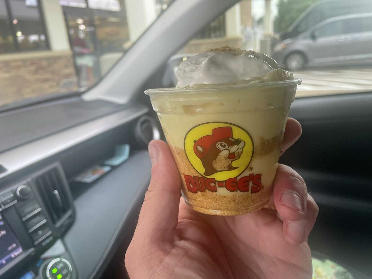 The coconut pie cup from Buc-ee's is a can't miss item. 