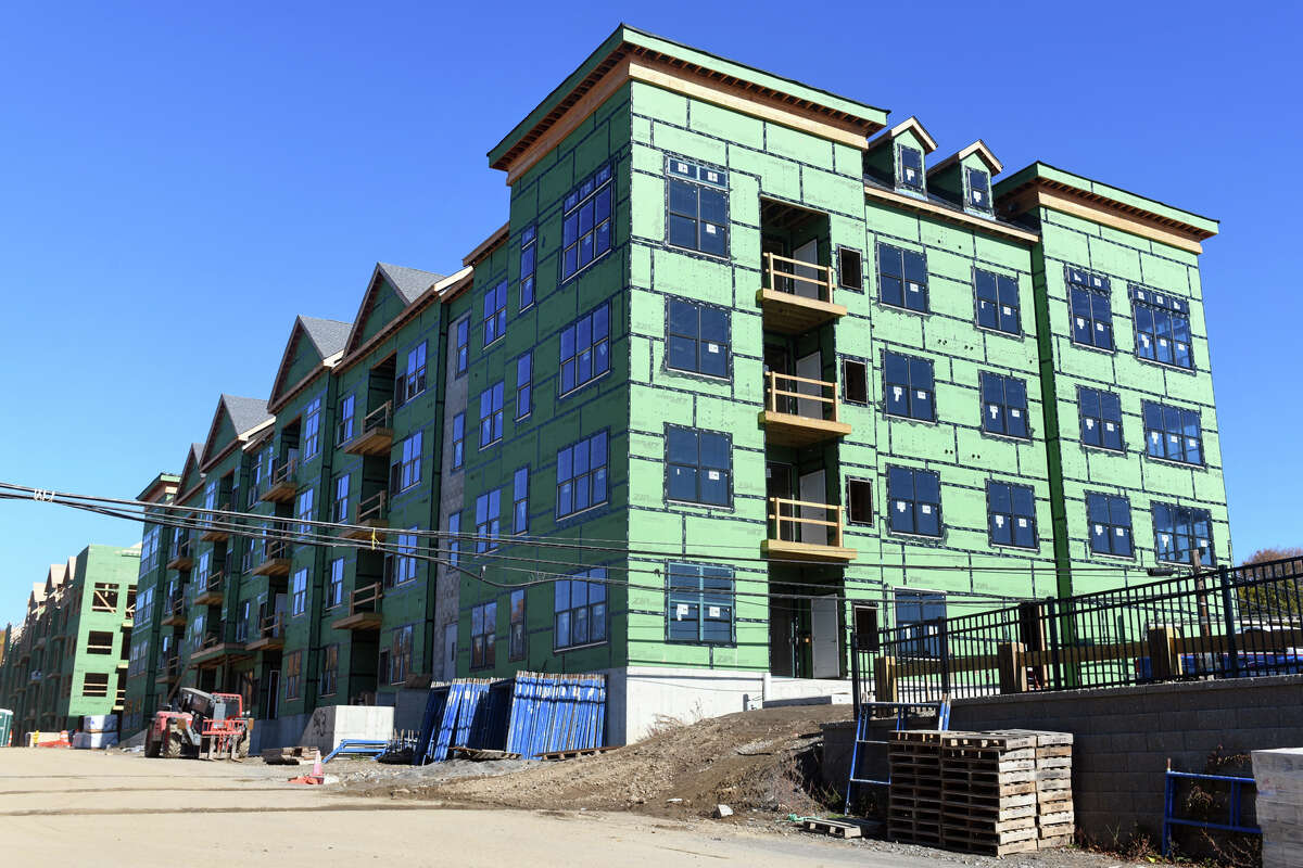 The Residences at Main currently under construction in Trumbull, Conn. Nov. 3, 2022.