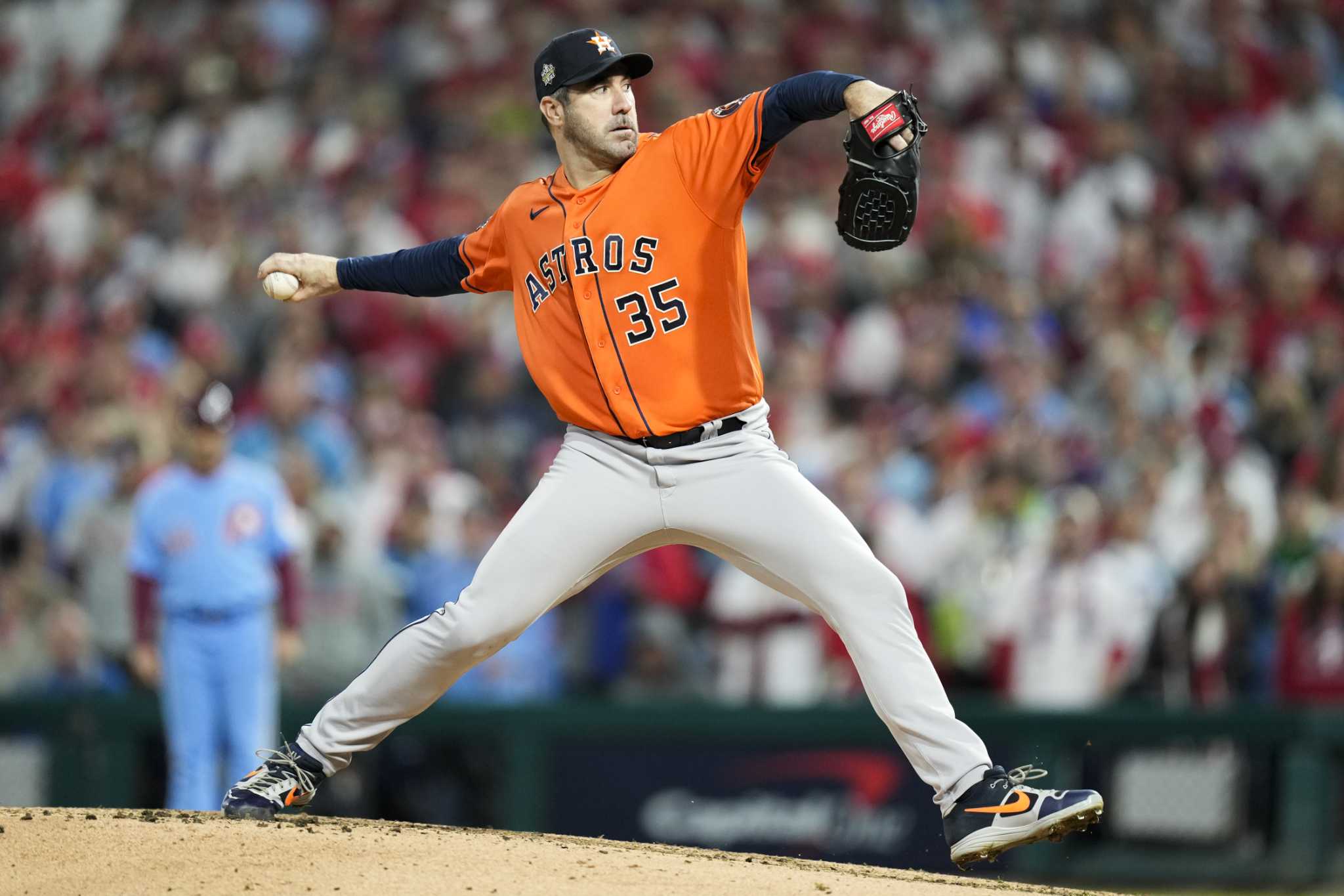Houston Astros - Congratulations Justin Verlander on 3,000 career innings!  👏 JV is one of 17 pitchers in MLB history to reach both 3,000 innings  pitched and 3,000 strikeouts. #LevelUp