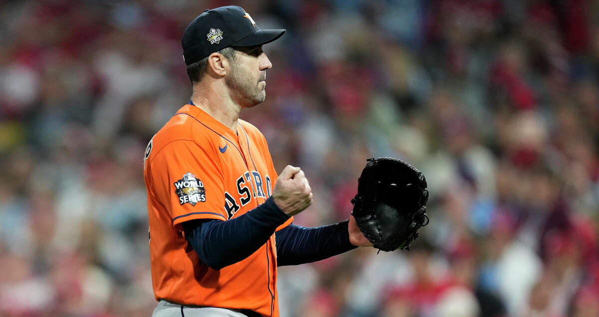 Justin Verlander got the rookie treatment after World Series win