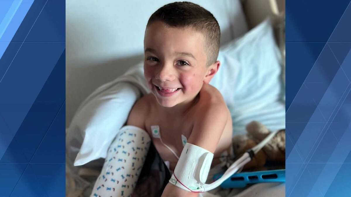 6yearold boy recovering after losing both feet in lawn mower accident
