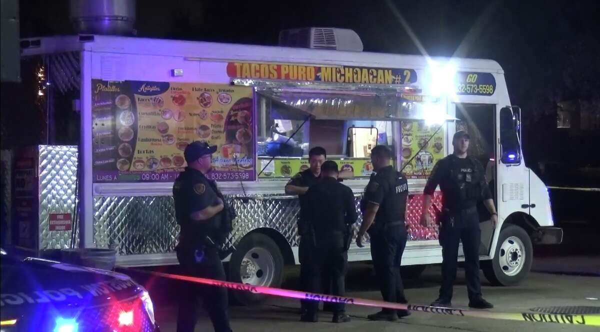 A taco truck employee is in critical condition after being shot at least once during a drive-by in west Houston on Thursday, Nov. 3.