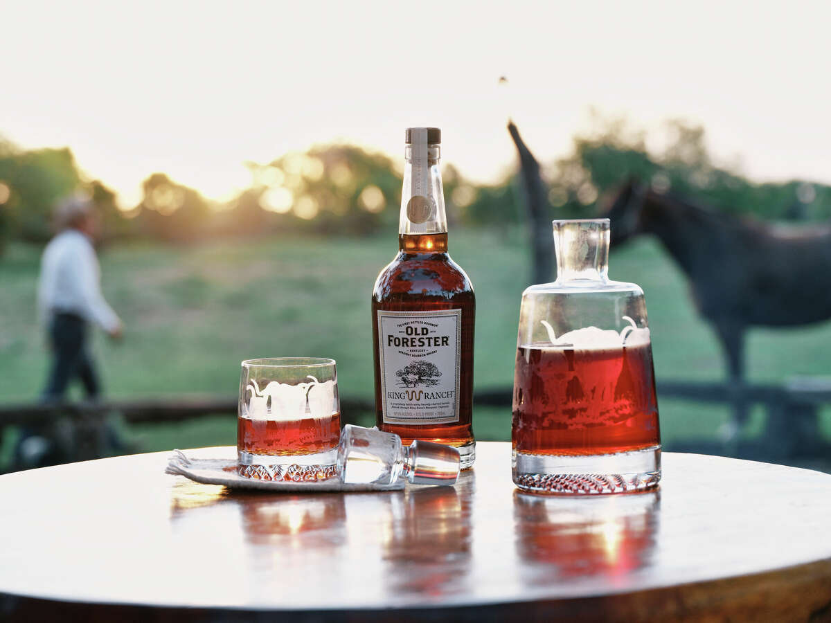 A bottle of Old Forester King Ranch Edition bourbon. The limited edition bottles were officially released at the start of November 2022.