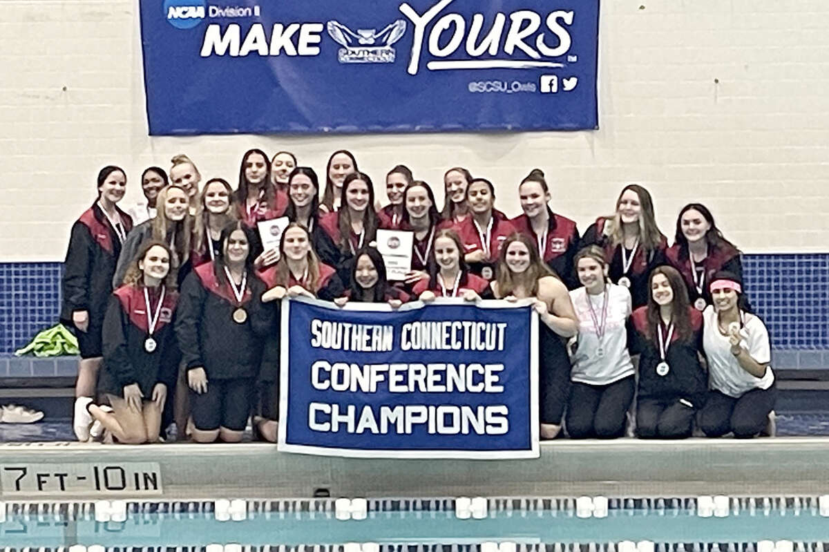 Cheshire won the SCC girls swimming and diving championship at SCSU on Thursday, Nov. 3, 2022.