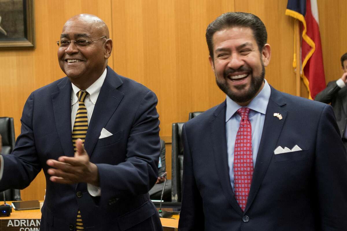 County Commissioners Rodney Ellis and Adrian Garcia are requesting the U.S. Department of Justice send federal attorneys and staff to monitor election proceedings in Harris County over concerns of possible voter intimidation. 