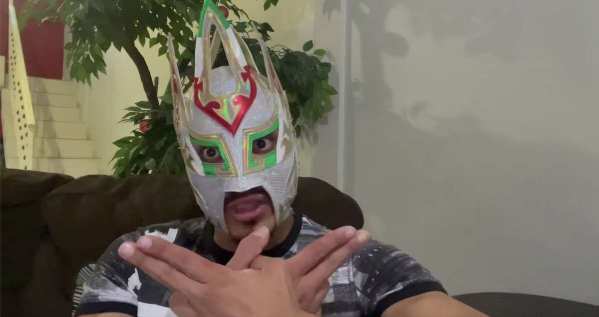 A still from the Laredo Kid as he announced via social media that he is now recovering at home from a rupture in his intestines during a fight in Monterrey, Nuevo Leon on Oct. 23. He states that he plans to be back on the ring soon. 