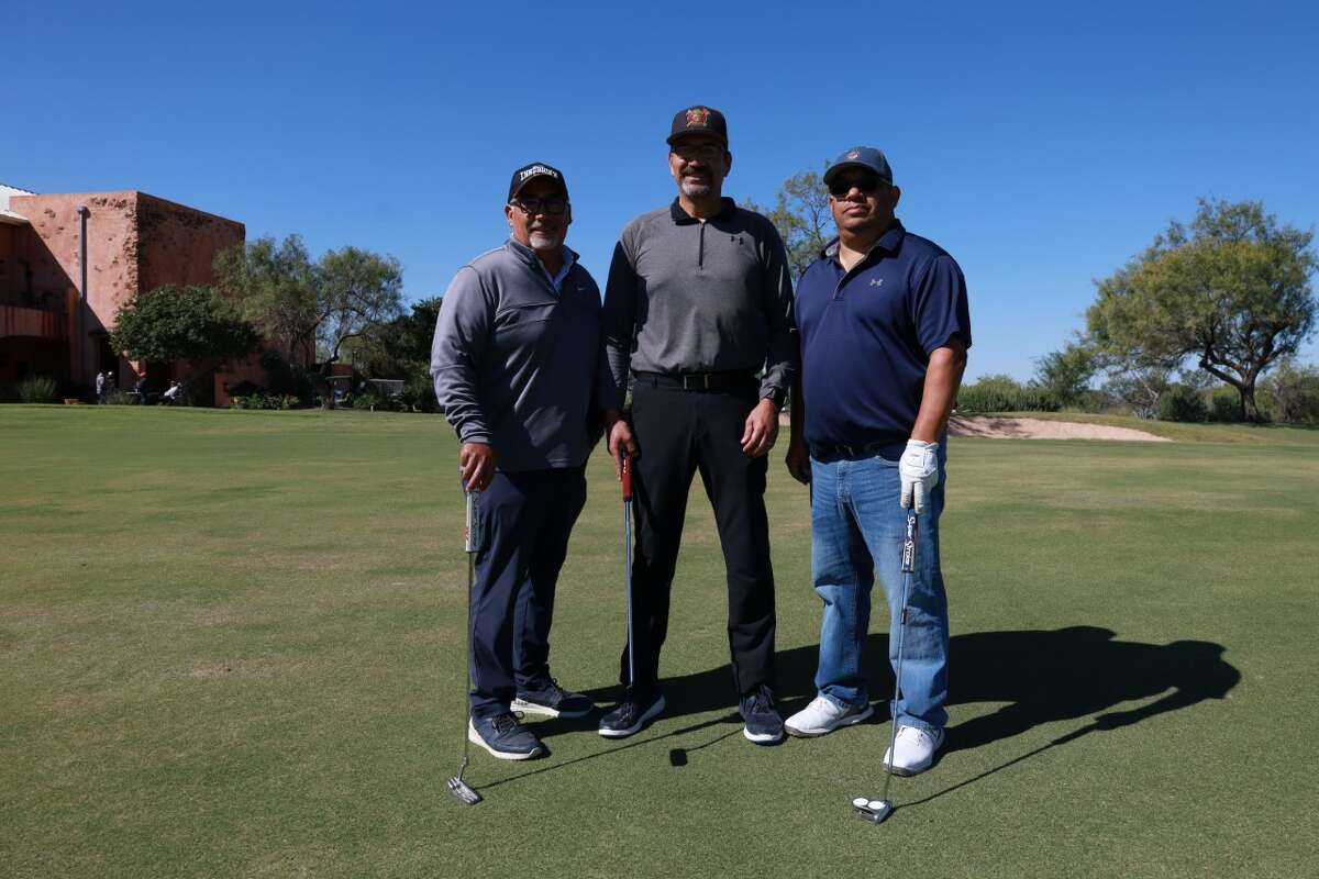 Jerry Rangel, Fred Moreno and Rick Ramos won the 8th Annual UISD Golf Tournament “Fore” Students.