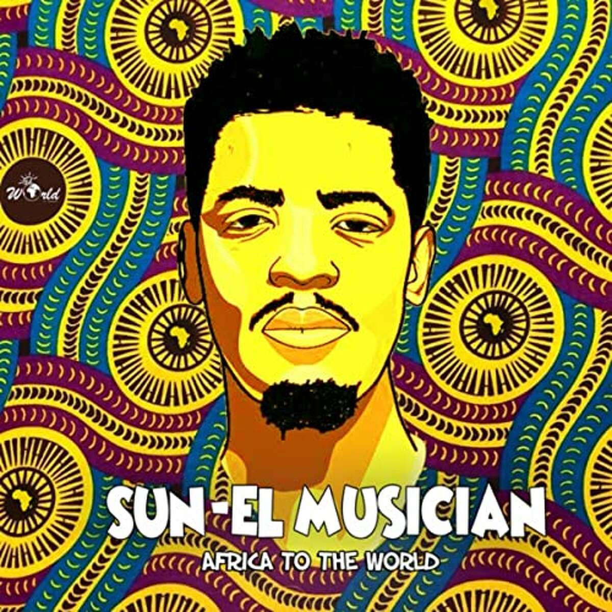 The cover of "Africa to the World" album from Sun-El Musician