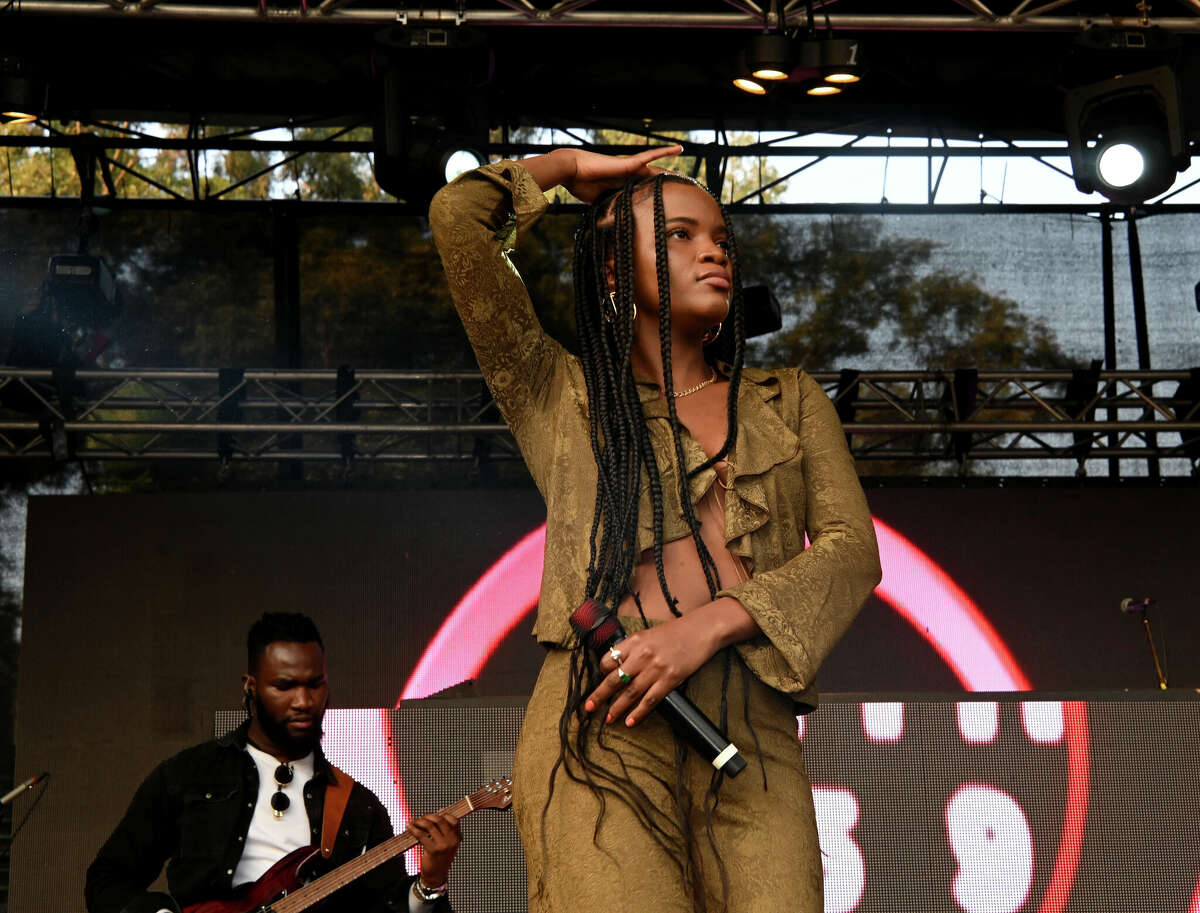 Ami Faku during Kaya 959 25th birthday celebration at Imperial Wanderers Stadium on September 03, 2022 in Johannesburg, South Africa. 