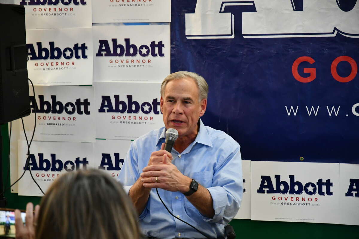 Gov. Greg Abbott was in Midland in November for a rally ahead of the Nov. 8 general election.  