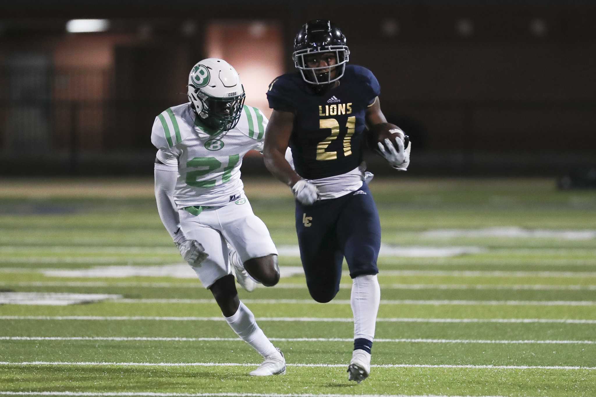 Lake Creek runs the ball all over Texas City in bi-district win