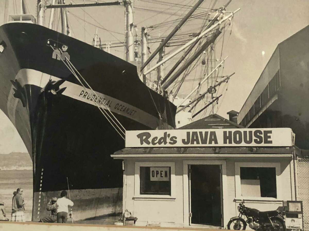 Red’s Java House on the San Francisco waterfront, circa 1980.