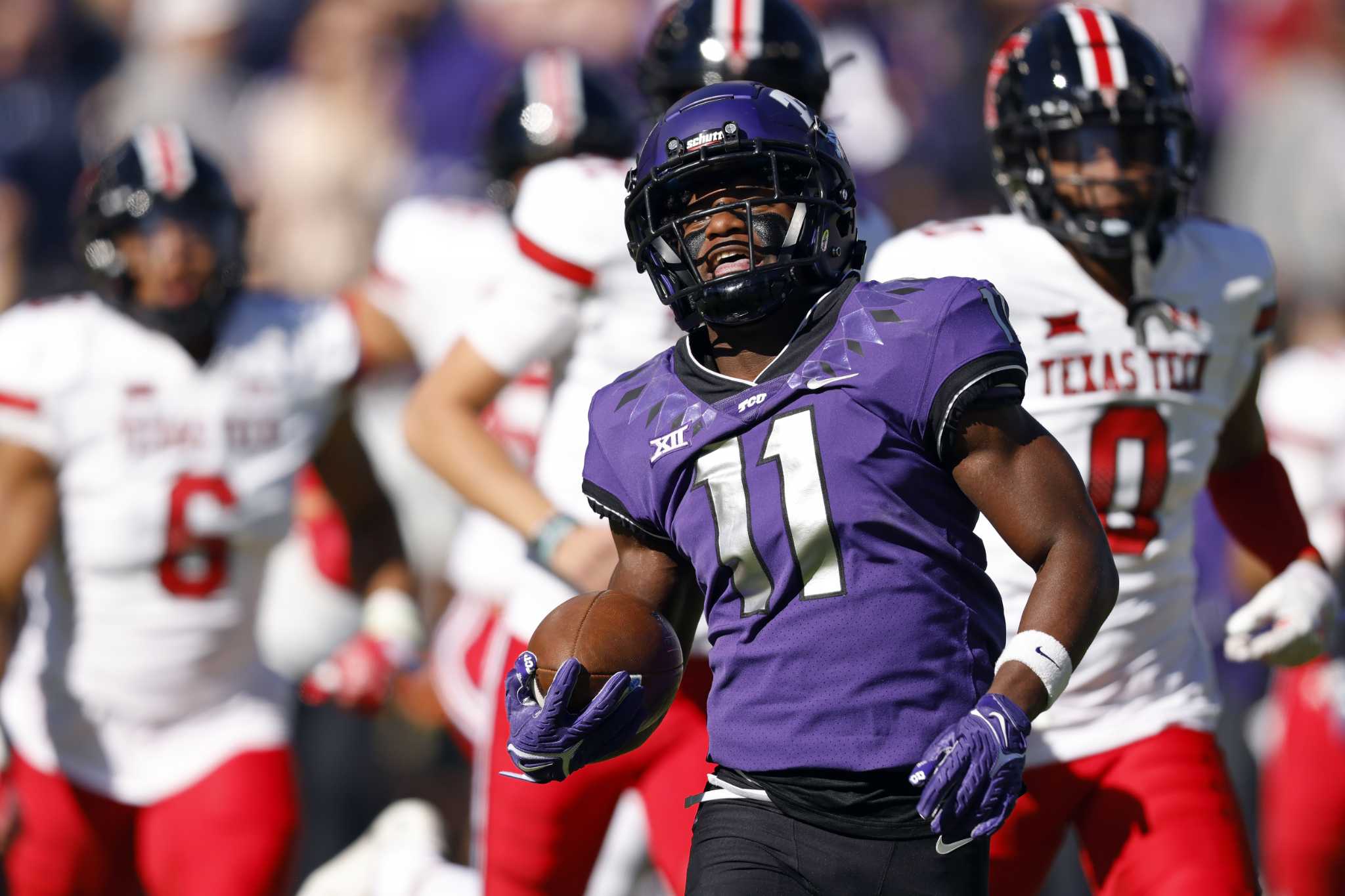 TCU gets to 90 with 3424 victory over Texas Tech