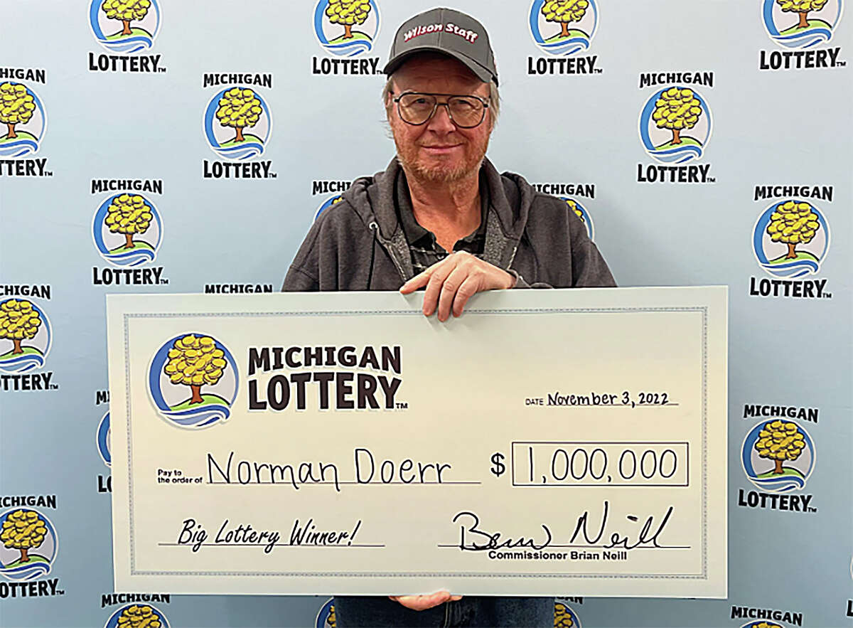 Norman Doerr Of Ubly Michigan Claims 1 Million Powerball Prize