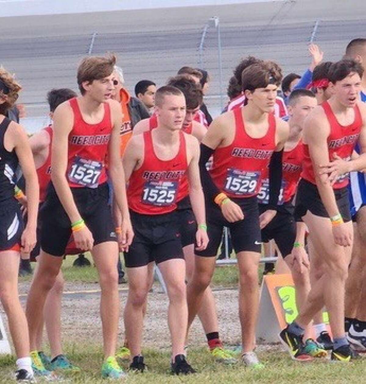 Reed City's boys cross country team starts its state meet race on Saturday at the Michigan International Speedway.