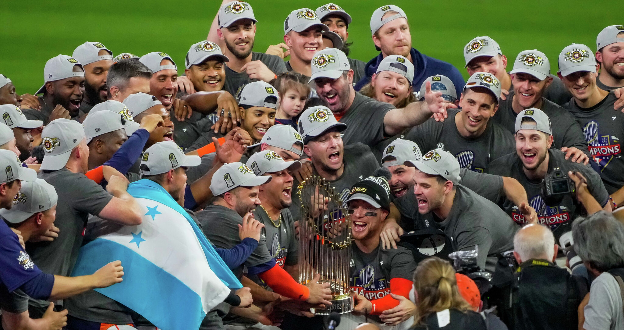 Houston Astros New Era 2017 World Series Champions State Trophy