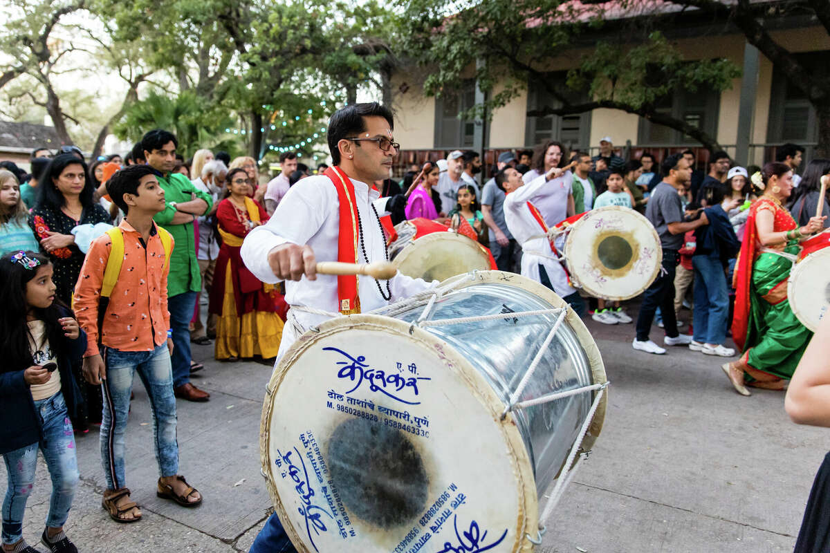 DiwaliSA 2022 lit up Hemisfair Park with over 2,000 floating diyas as the annual celebration offered live entertainment, cuisine's of India, and a variety of vendors selling handicrafts for all.