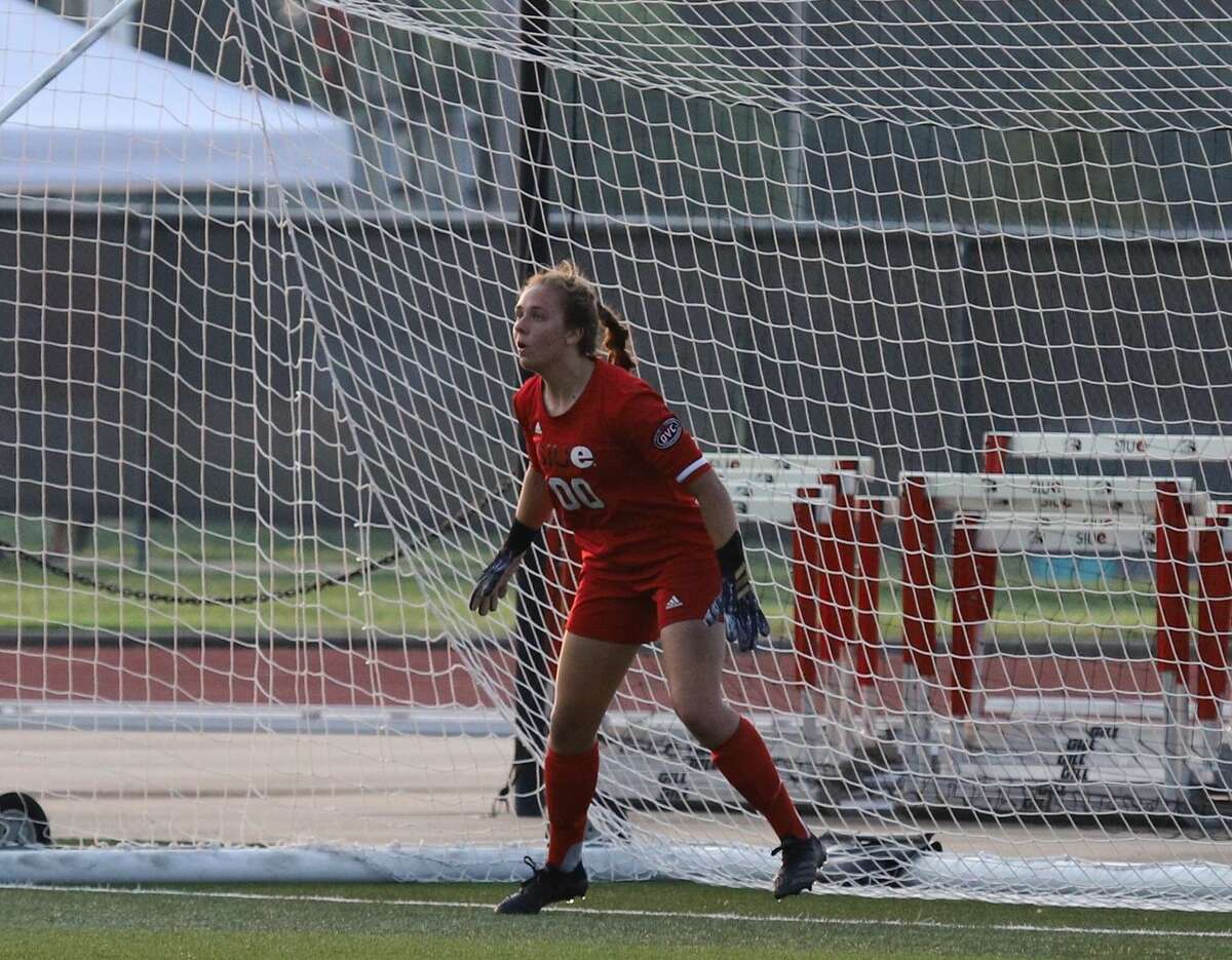 SIUE keeper Taylor Spiller was named to the OVC All-Tournament Team after the Cougars won the tournament for the third straight season.