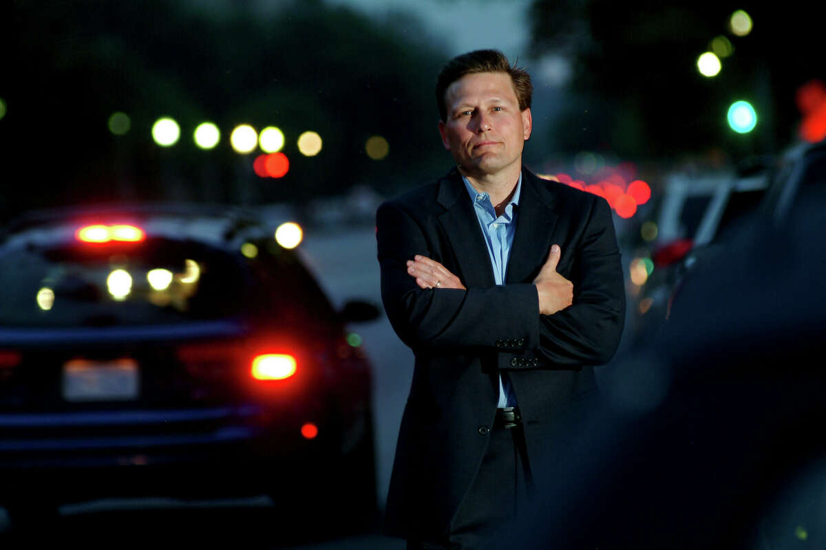 American author David Baldacci book Absolute Power was made into a movie starring Clint Eastwood and Gene Hackman. Baldacci stands in downtown Washington, May 13, 2004.