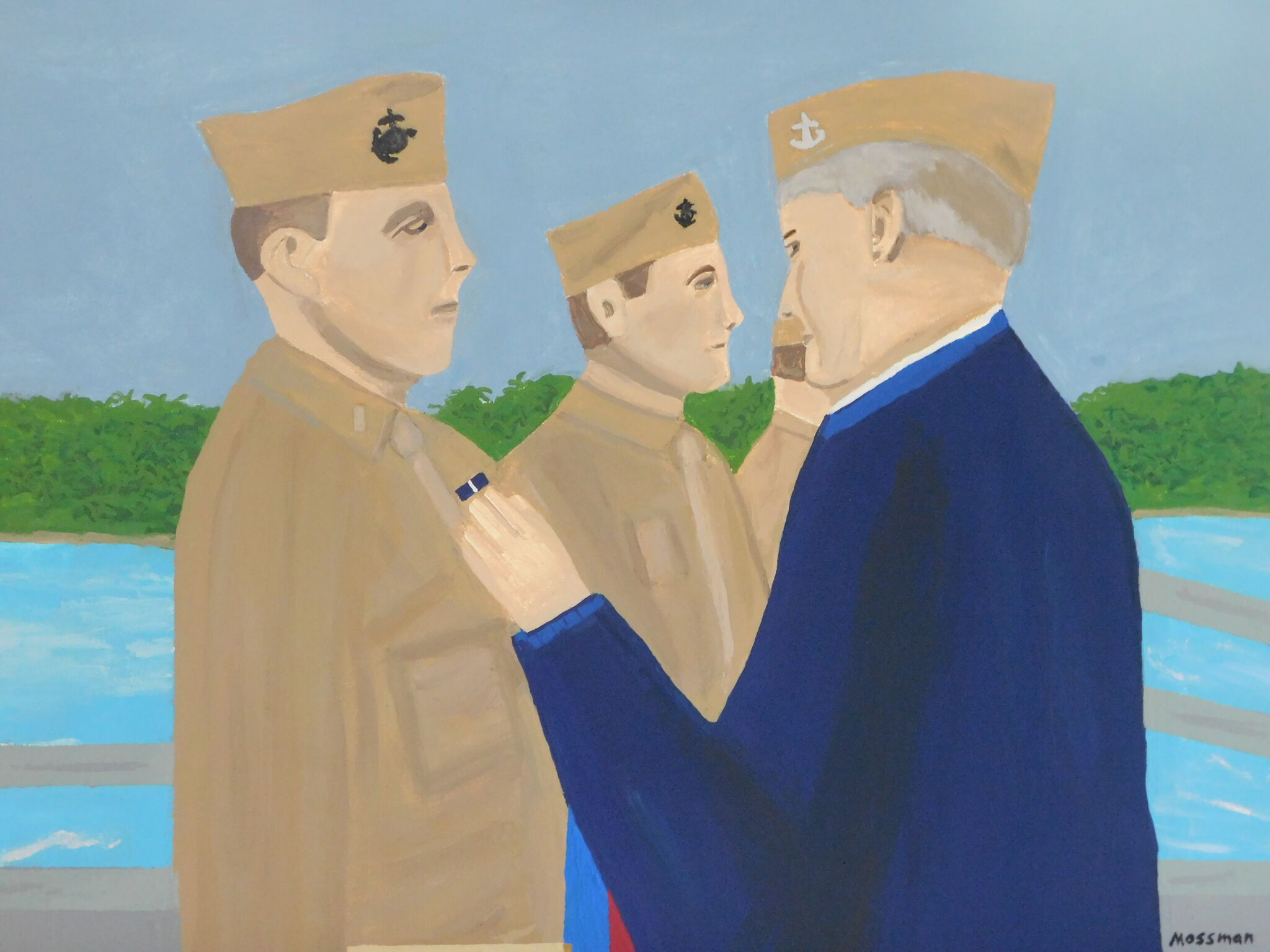 Painting of Wood River veteran finds home