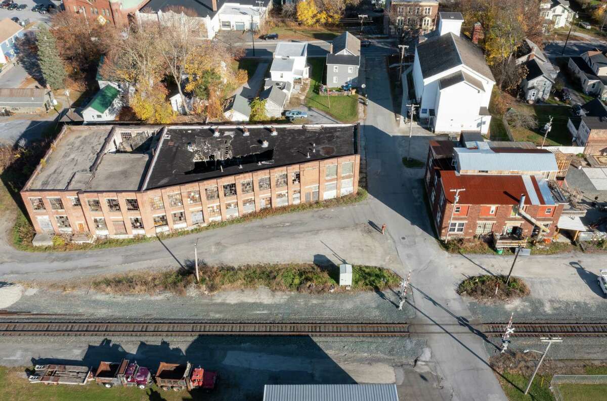 Jasen VonGuinness, of Unihog, a powerhouse in Hoosick Falls renovation