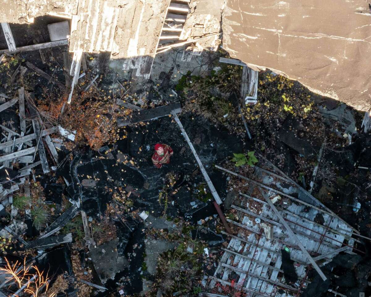 Jasen VonGuinness, of Unihog, a powerhouse in Hoosick Falls renovation