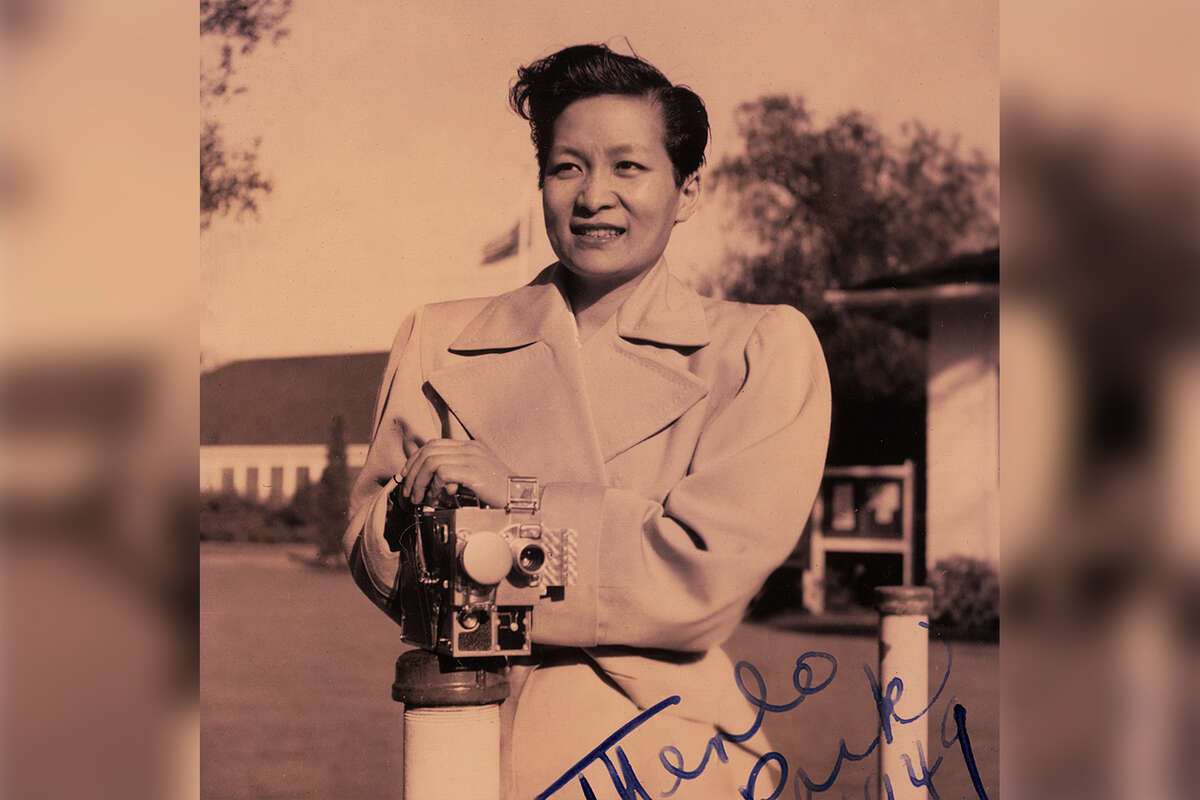 A still of Esther Eng from the film "Golden Gate Girls." 