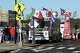 File photo: Food trucks serve lunch on Long Wharf Drive in New Haven in a file photo. New Haven police said three people were struck by a driver at the waterfront area Monday, Memorial Day, May 25, 2026.