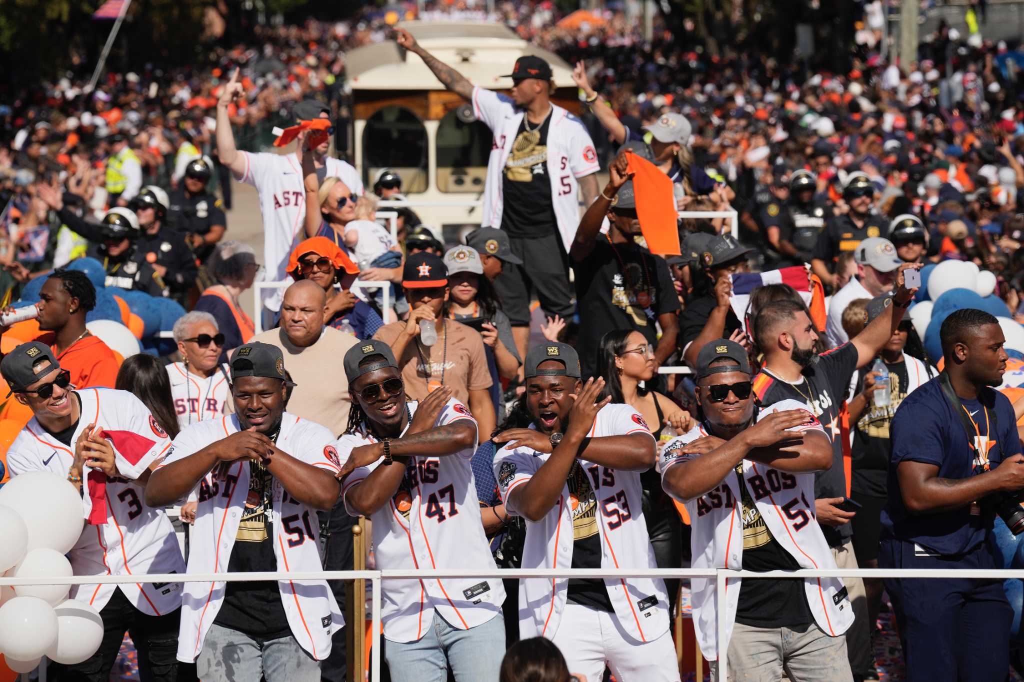 Watch live Astros celebrate World Series win with parade through