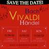 The Connecticut Choral Society is presenting A Celebration of Bach, Vivaldi, and Handel, part of the Connecticut Choral Society’s 40th Anniversary Concert Season. Concerts are set for Nov. 18-20. The society is directed by Eric Dale Knapp. 