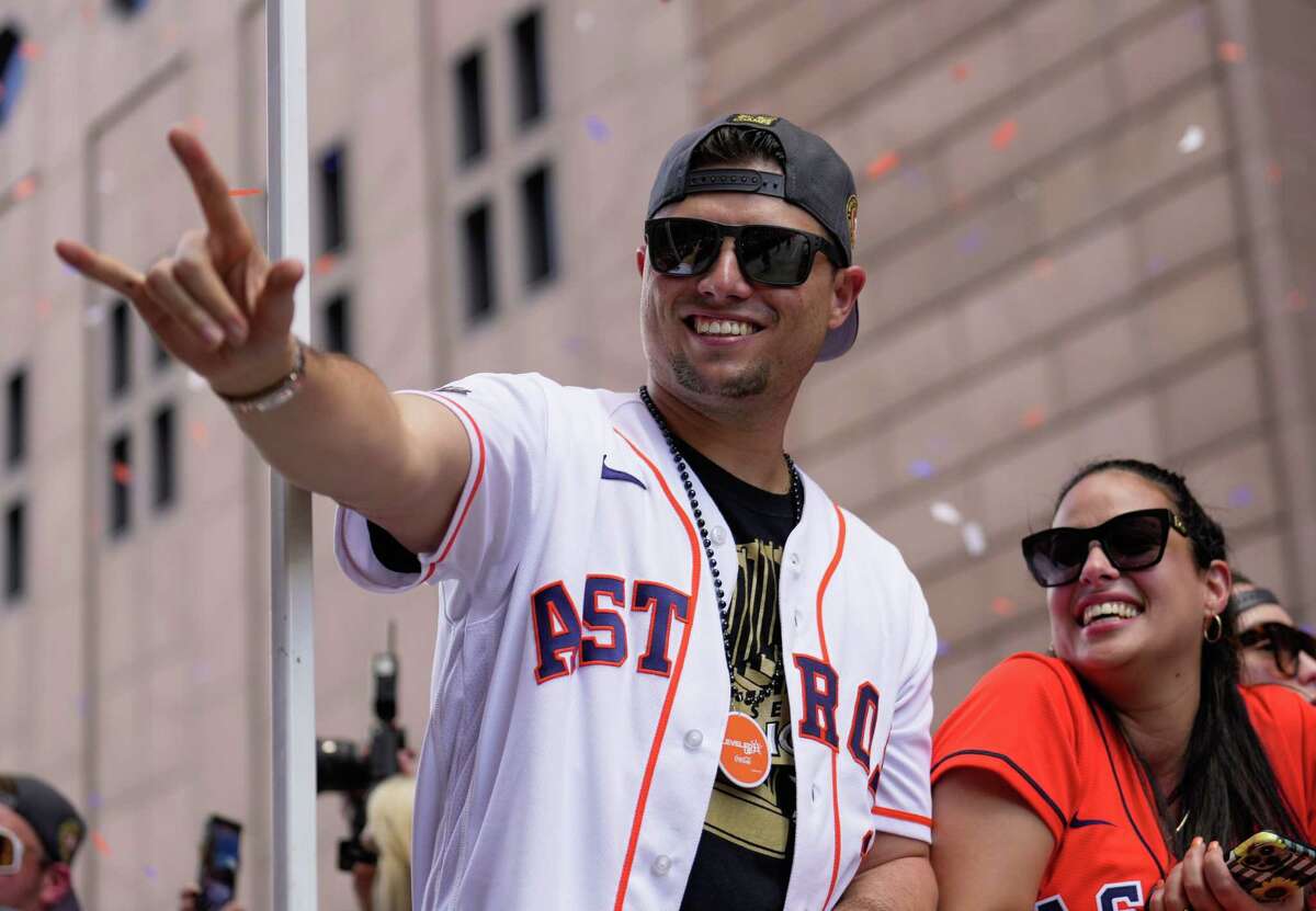 World Series Parade: Trey Mancini on being part of the Houston Astros