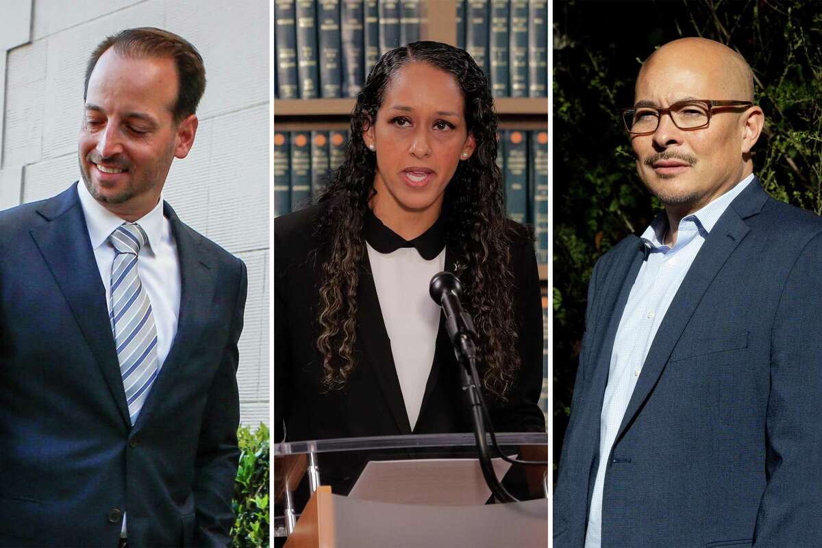 三名竞选旧金山地区检察官的主要候选人包括布鲁克·詹金斯、约翰·滨崎和乔·阿利奥托·维罗内塞。