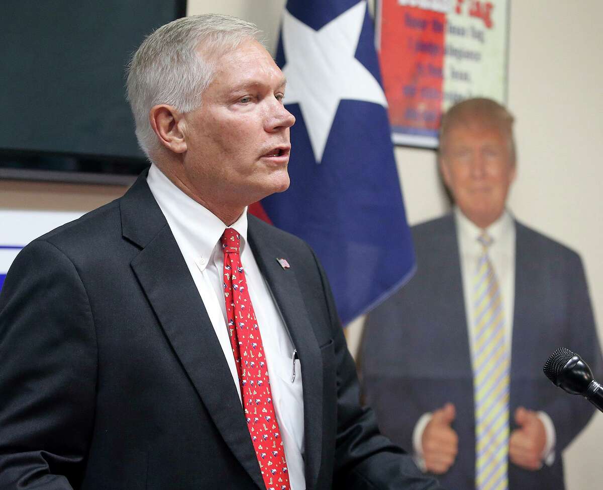 U.S. Rep. Pete Sessions speaks in October 2019 to the McLennan County Republican Party in Waco. Sessions is the second-most active individual stock trader among members of Texas’ congressional delegation, making 31 trades involving 28 companies this year.