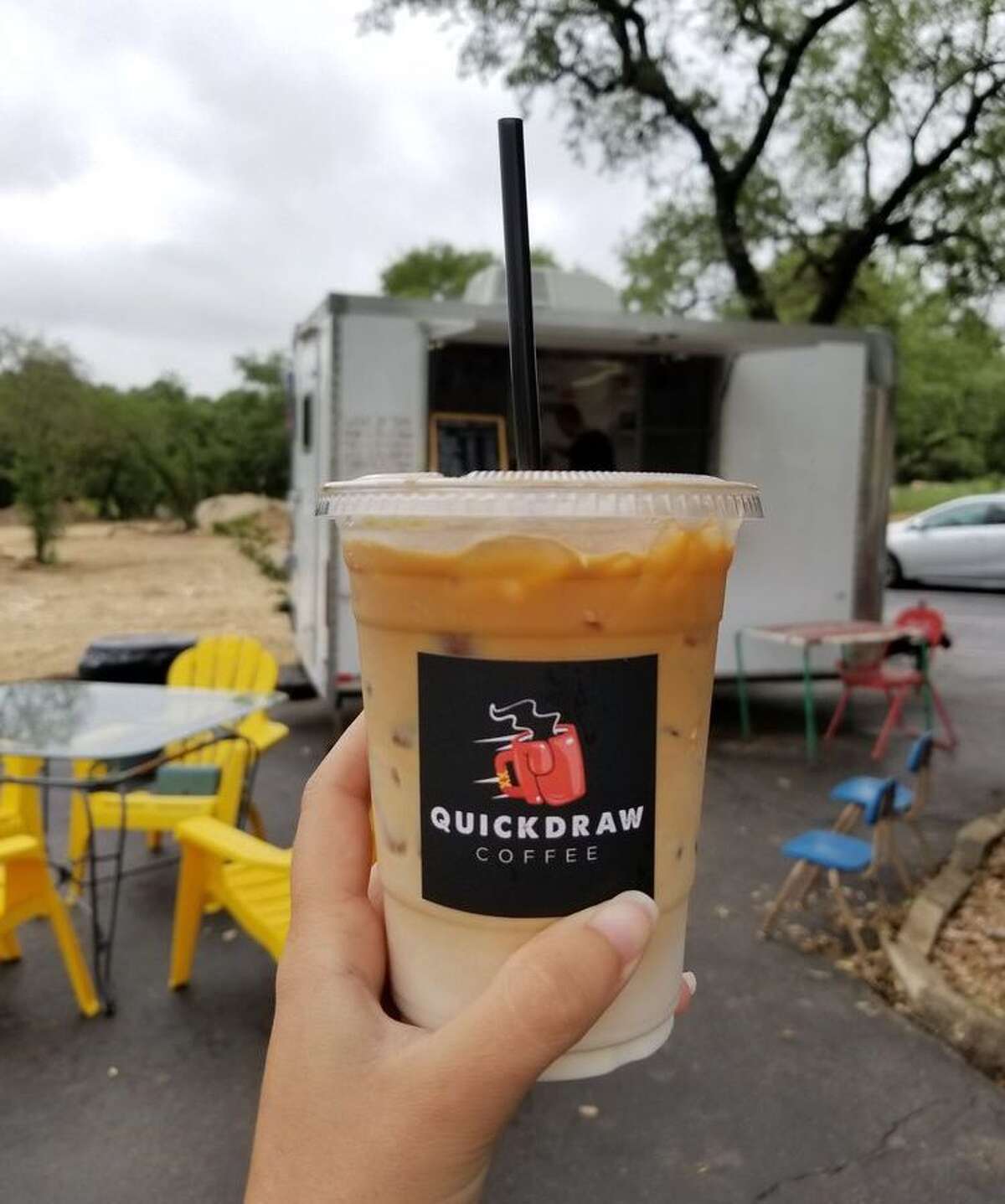 When exploring Broadway, energize yourself at QuickDraw Coffee.