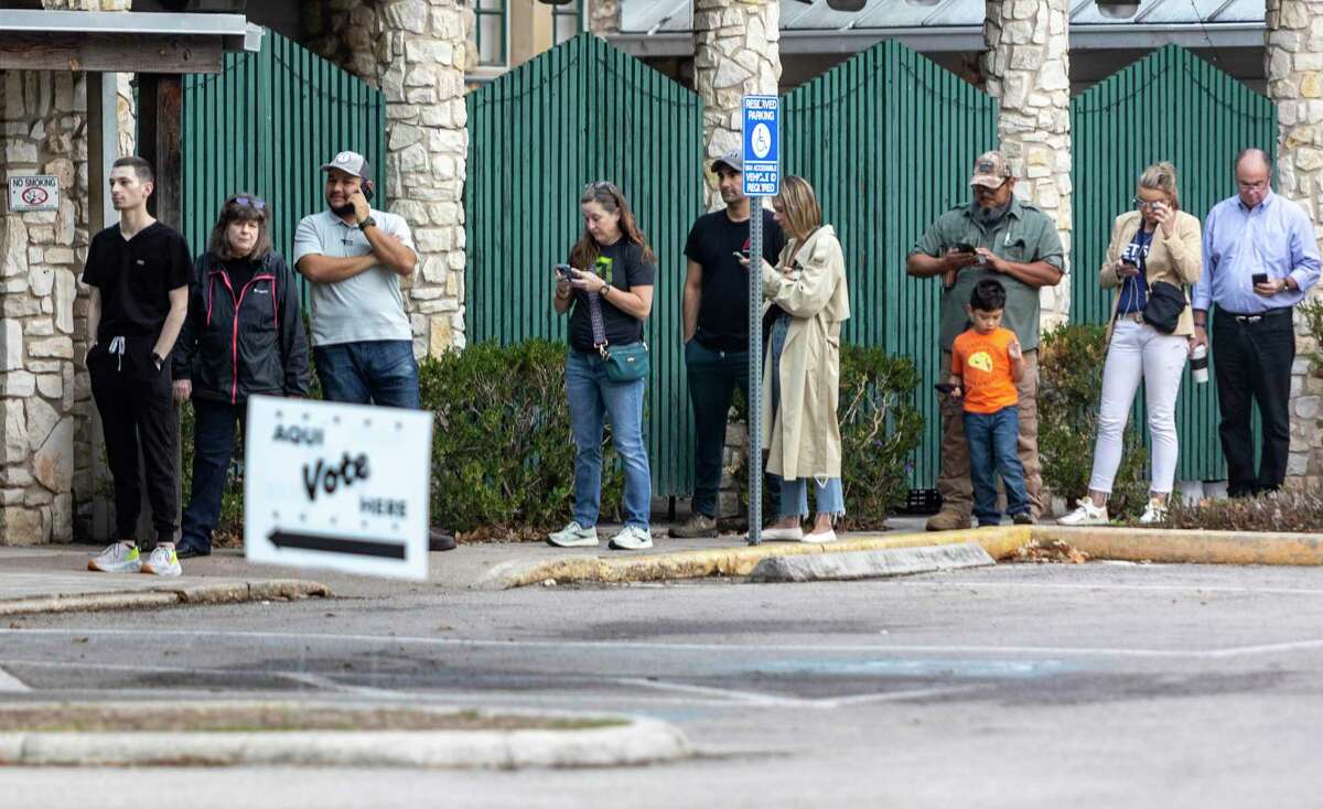 People wait to vote Tuesday, Nov. 8, 2022 at the Lions Field Adult and Senior Center during the midterm elections.