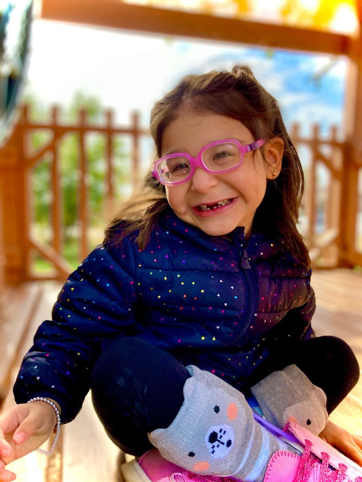 Alexis Rodriguez, 4, and her family will light up Market Street and its 70-foot Christmas tree as part of the “Market Street in Lights” holiday spectacular set in Market Street’s Central Park at 6 p.m. Nov. 17. 