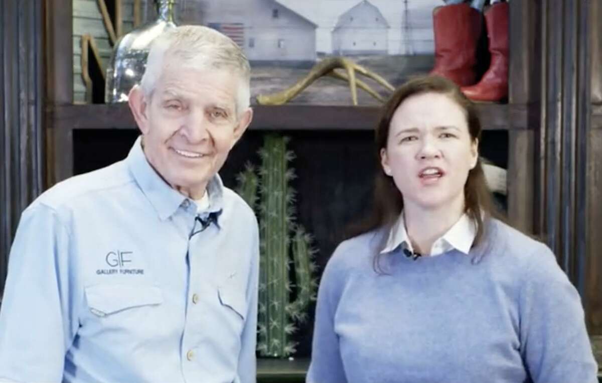Houston businessman and community leader, Jim "Mattress Mack" McIngvale officially endorsed Alexandra del Moral Mealer, who was running for Harris County judge.