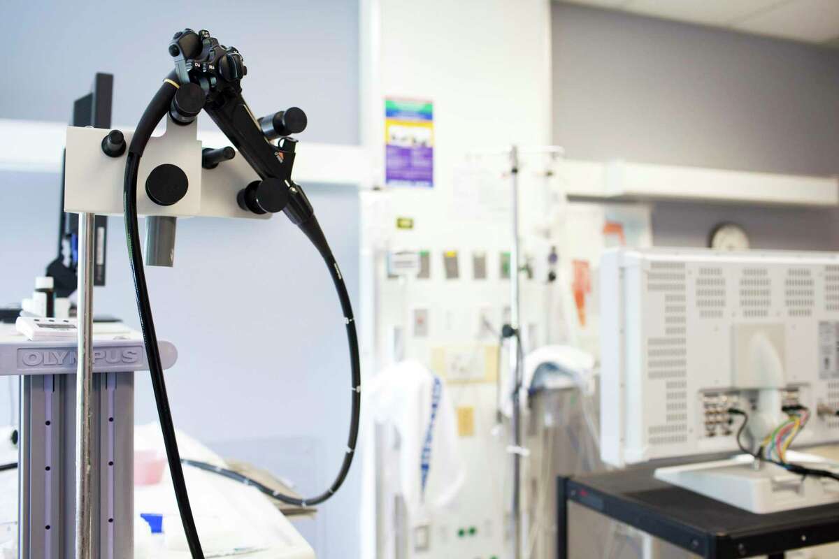 A new report from the American Cancer Society found colorectal cancer is rising in adults younger than 55, and is being diagnosed at later stages. This 2013 file photo shows a colonoscopy scope at VA Puget Sound Health Care System in Seattle. (Matthew Ryan Williams/The New York Times)