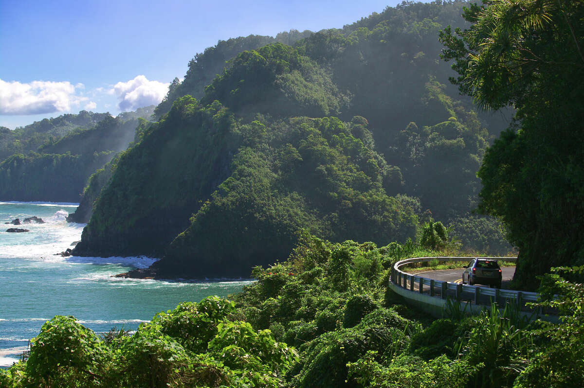 Maui's Road to Hana is a winding coastal road with unbeatable views of cliffs, beaches and waterfalls.