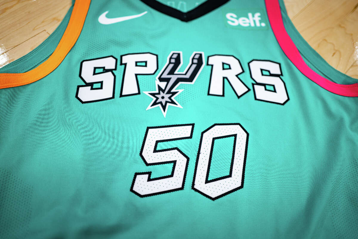 San Antonio Spurs Men's Nike 2022 City Edition Custom Authentic Jersey
