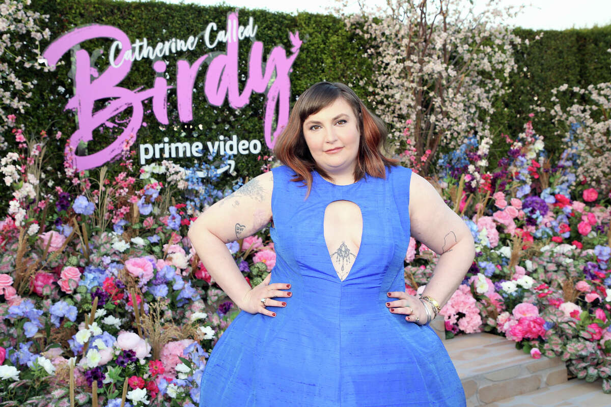 LOS ANGELES, CALIFORNIA - OCTOBER 07: Lena Dunham attends Prime Video's celebration of "Catherine Called Birdy" at The Grove on October 07, 2022 in Los Angeles, California. 