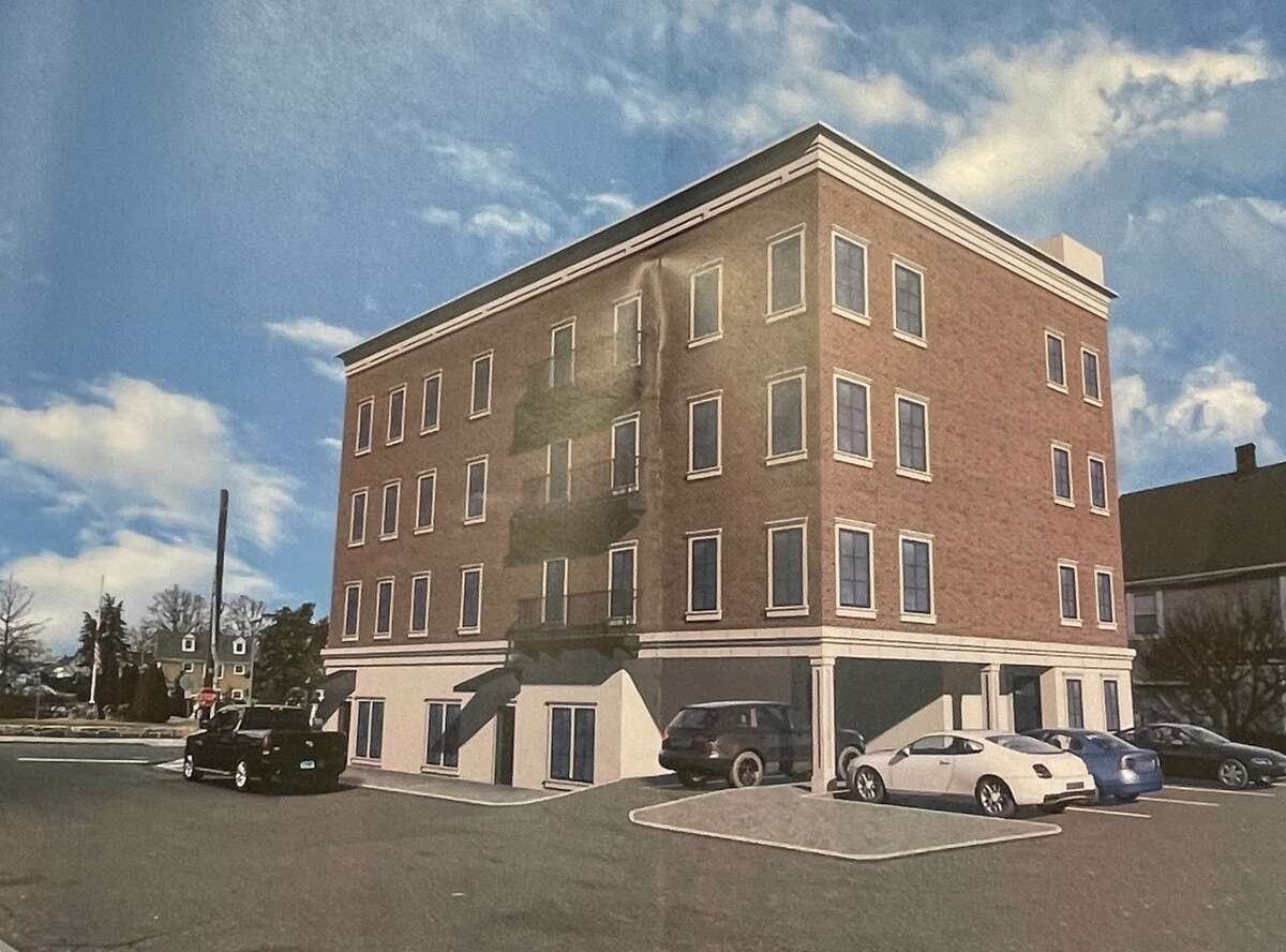 A four story residential building is proposed at the site of Garden Catering on Hamilton Avenue, which would be demolished by developers