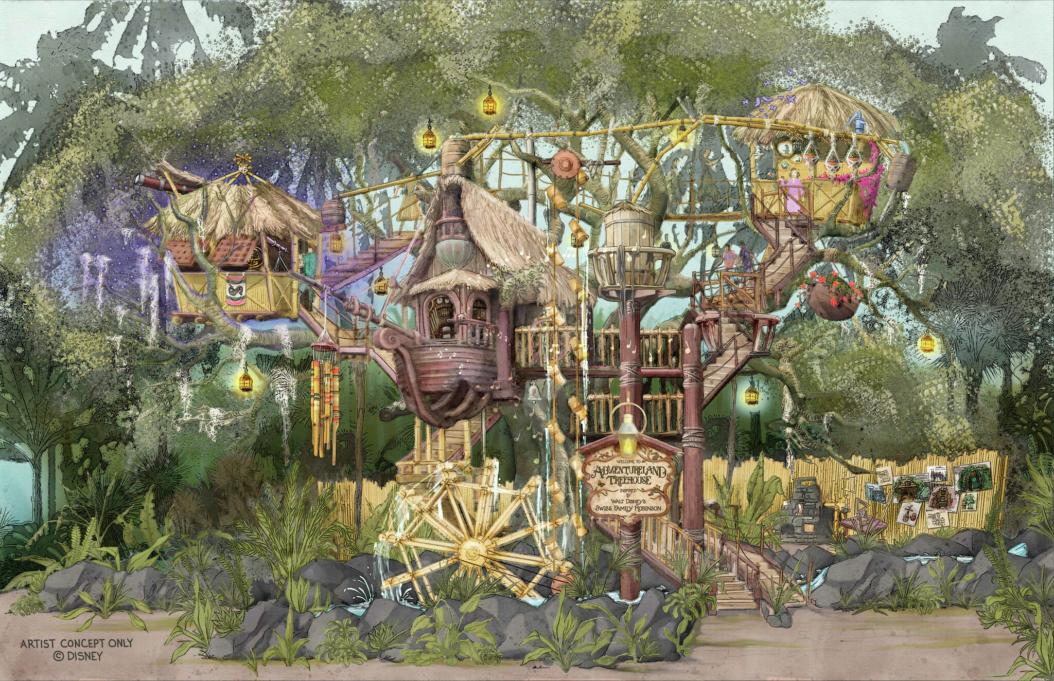 Disneyland enthüllt Plan für Adventureland Treehouse