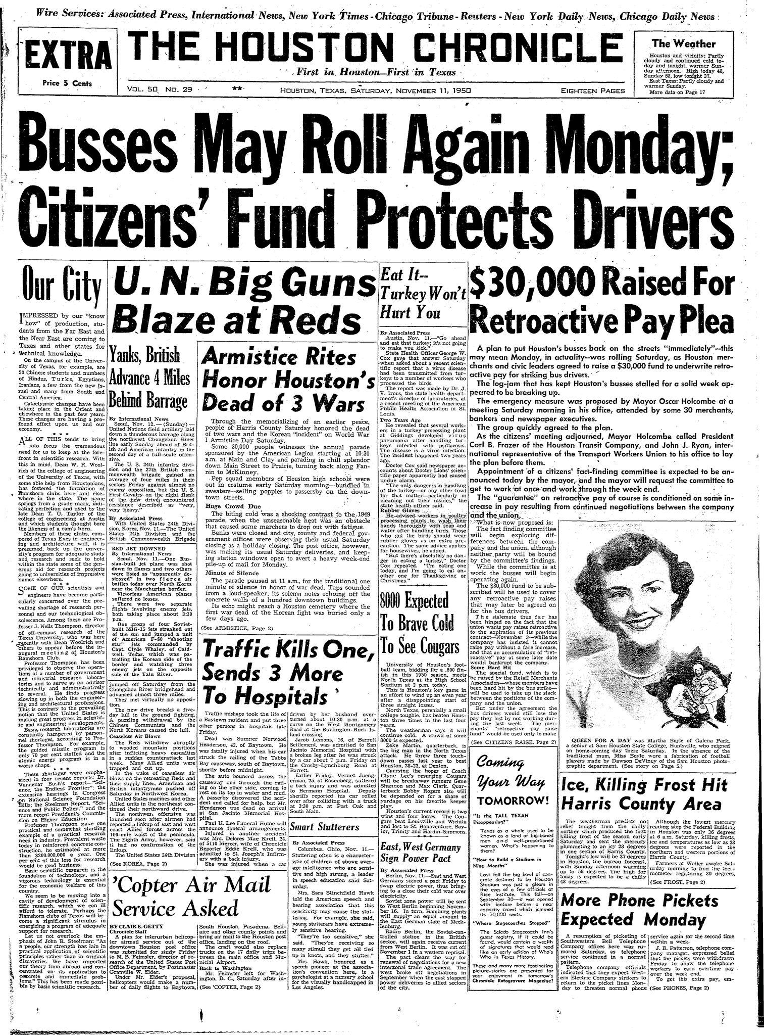 This Day In Houston History Nov 11 1950 Helicopter Air Mail Service