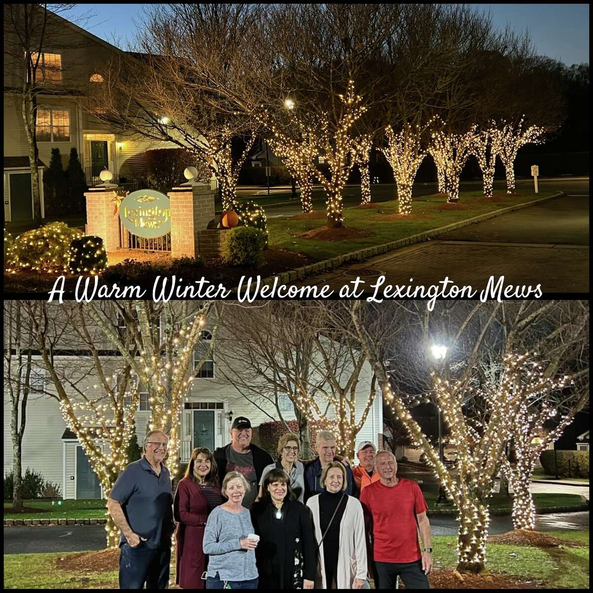 The Lexington Mews community held its first annual tree lighting, “A Warm Winter Welcome,” on the first weekend of November.