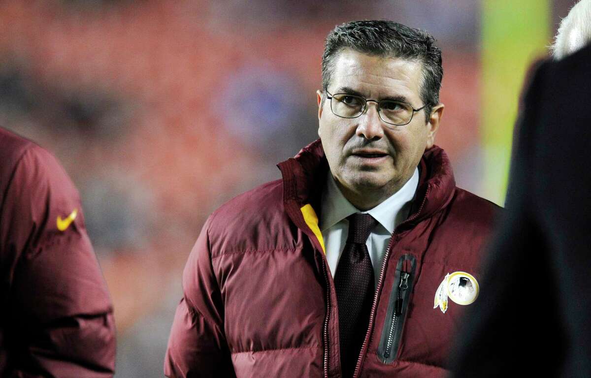 FILE - In this Dec. 1, 2013, file photo, Washington Redskins owner Dan Snyder walks off the field before an NFL football game against the New York Giants in Landover, Md. Few NFL teams have managed to lose as much as Washington has since Daniel Snyder was part of a group that purchased the franchise for a then-record $800 million in 1999. (AP Photo/Nick Wass, File)