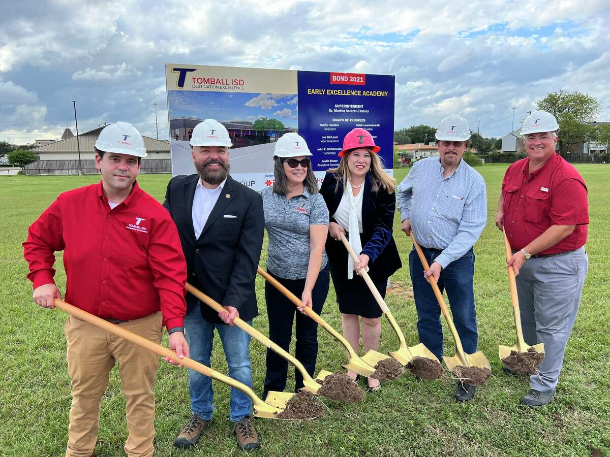 Tomball ISD breaks ground on a new prekindergarten center located off Keefer Road.