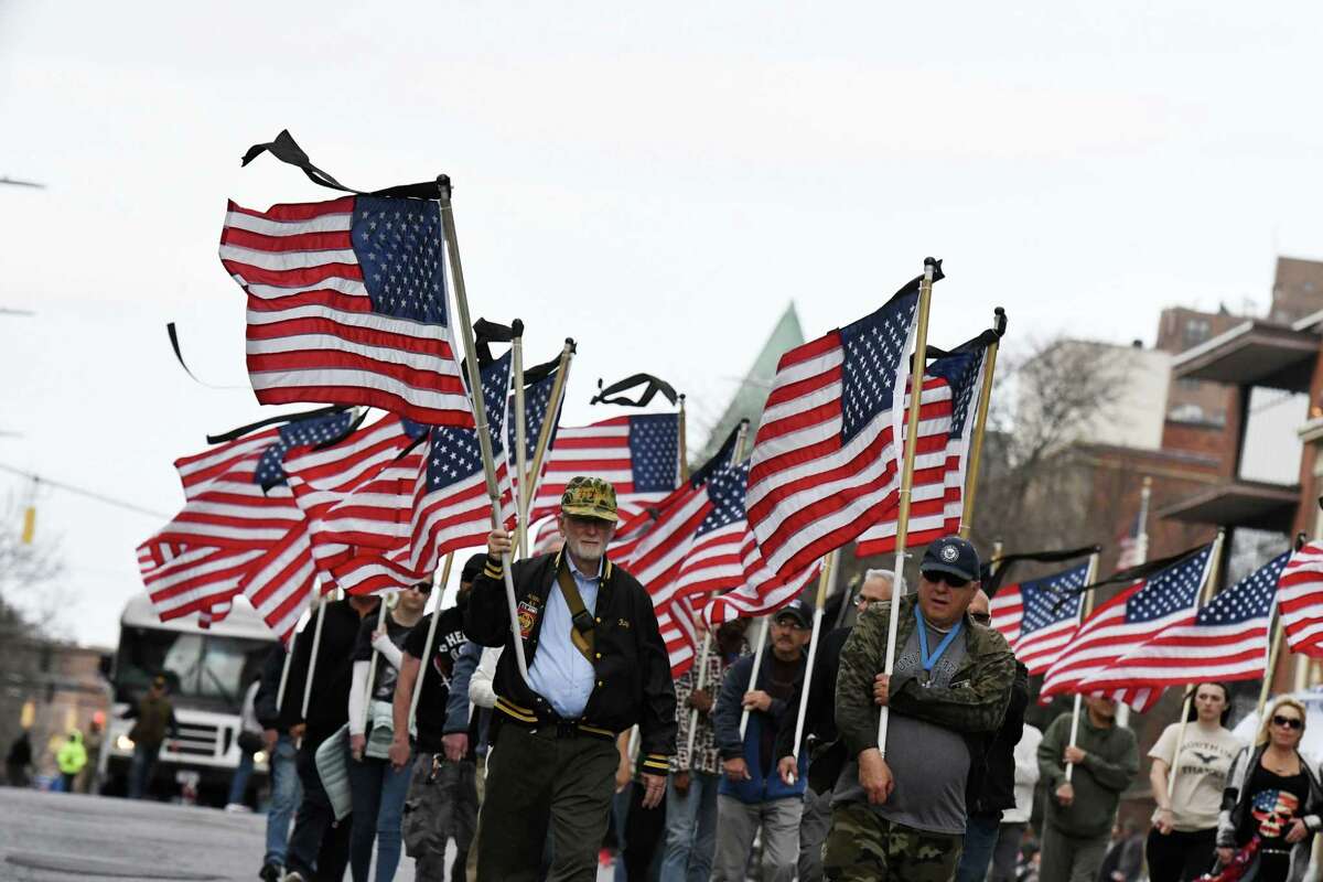 Albany salutes veterans as paradewatchers cheer
