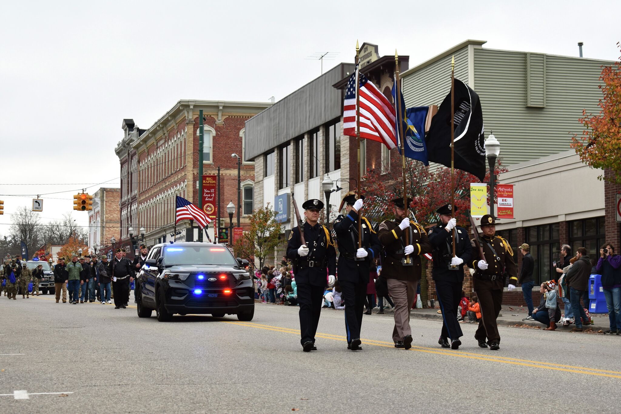 Big rapids veterans day parade